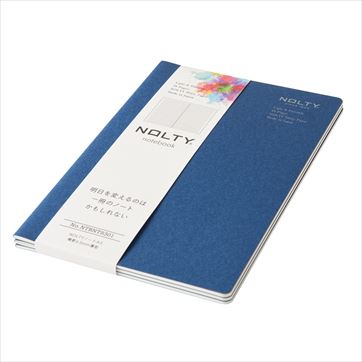 能率 NOLTY ノート A5 横罫6.0mm 薄型（ネイビー）[NTBNT8301
