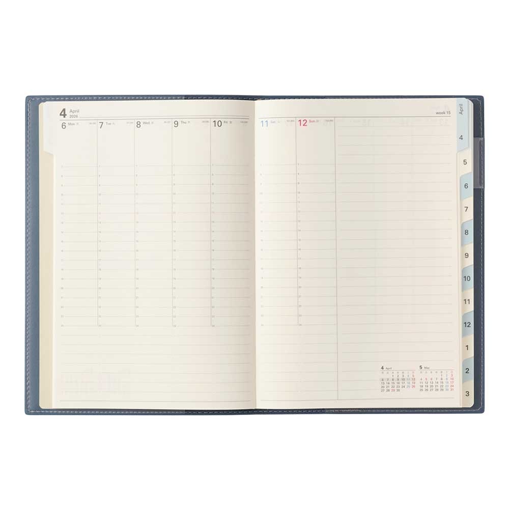 2026年4月始まり ウィークリー手帳 NOLTY（ノルティ） アクセスA5