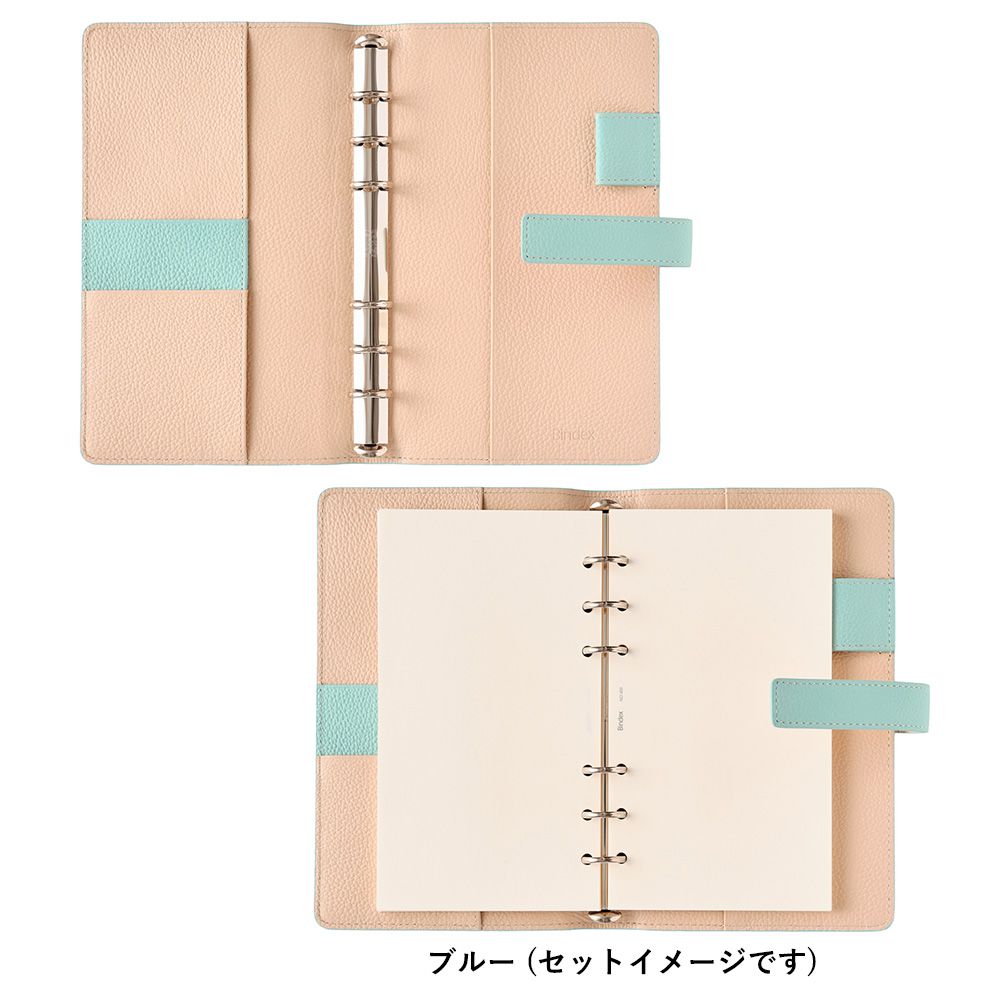 システム手帳　プルメリア　カービング　バイブルサイズ システム手帳 レザーカービング バイブルサイズ 革 手帳 王様とゆ