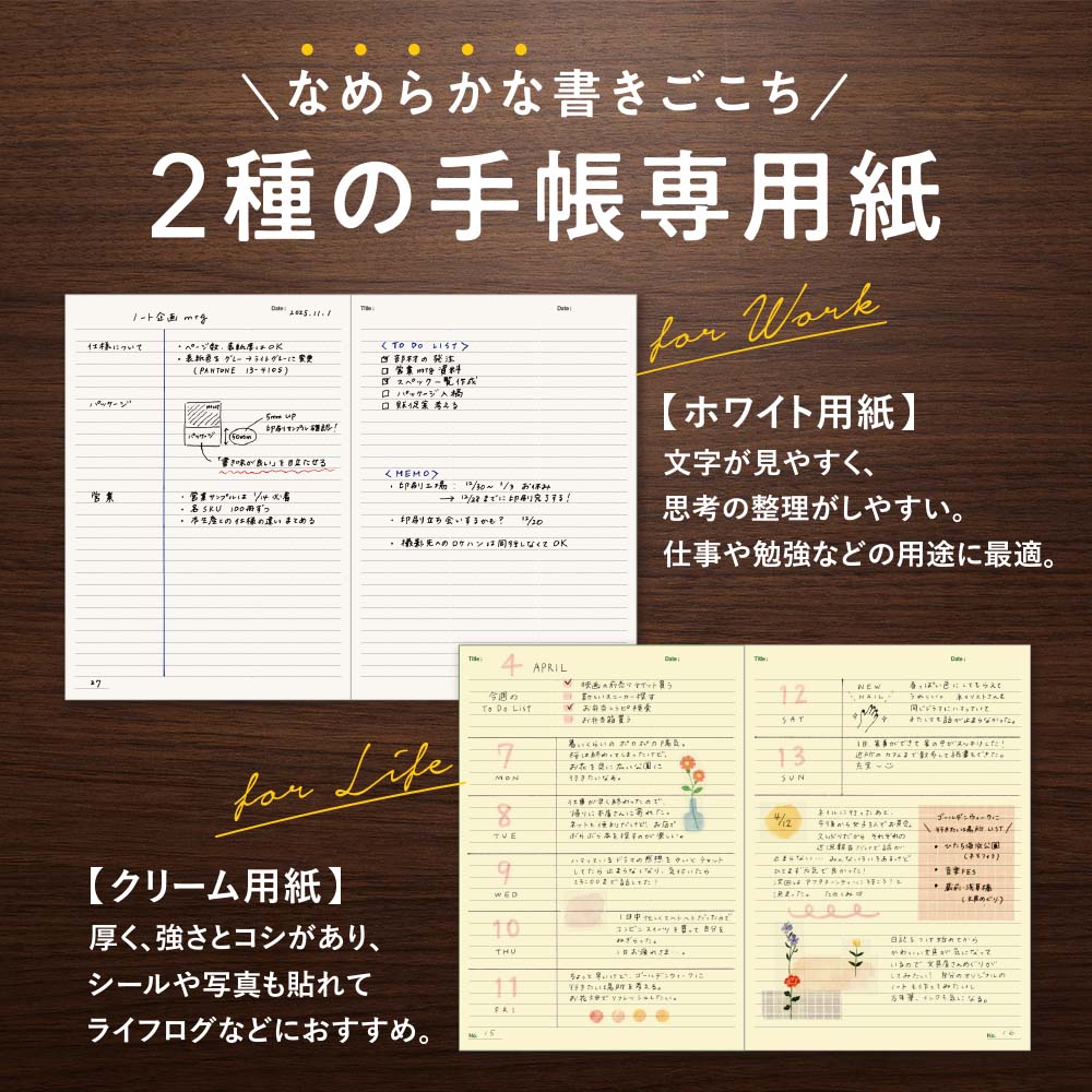 NOLTYノートA5クリーム用紙96P（方眼 ブラック,横罫