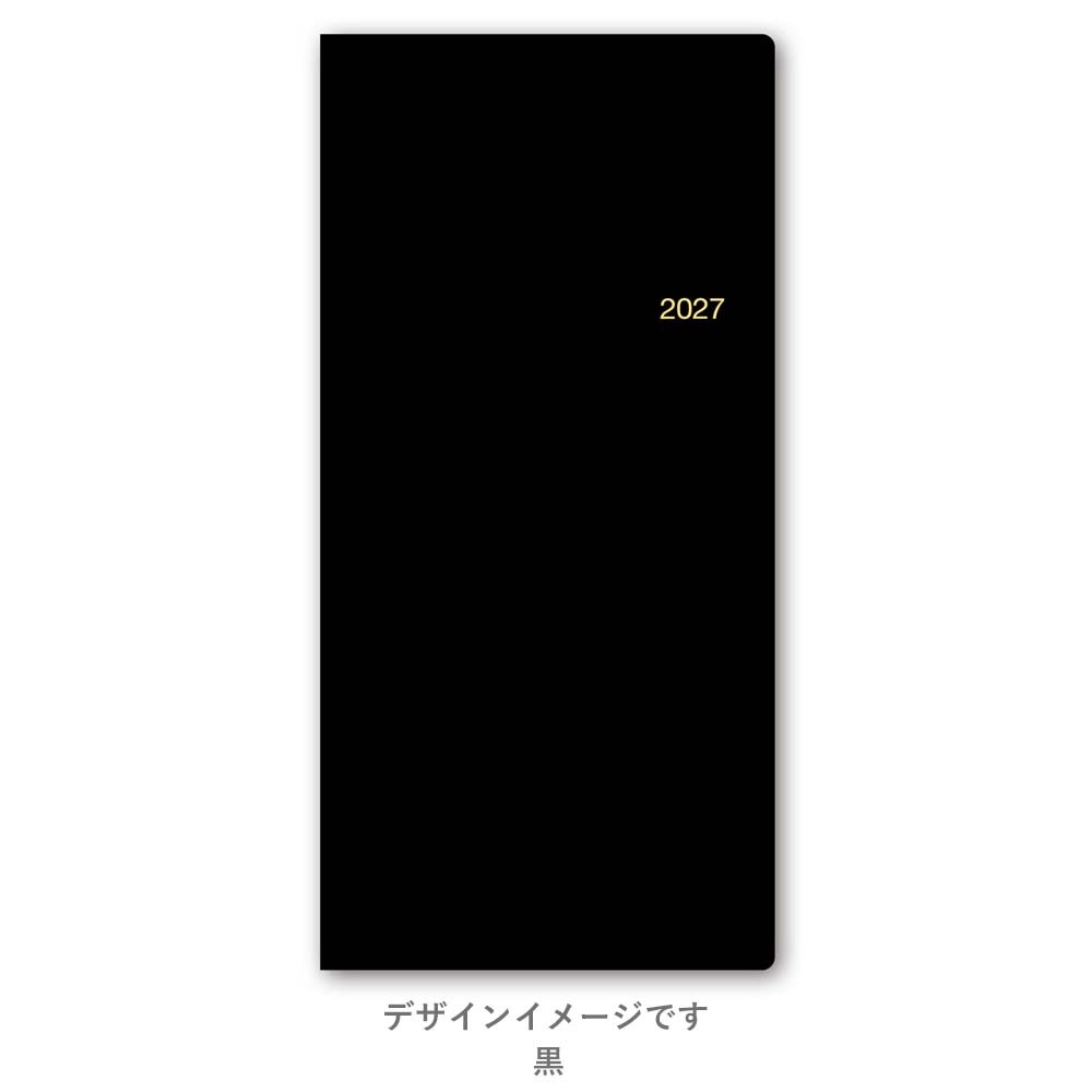 2026年1月始まり手帳 マンスリー NOLTY(ノルティ) ウィック5(黒)[1751