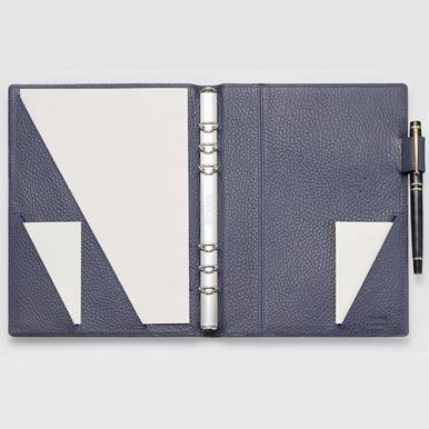 ブルー　ノート Leather Leuchtturm1917 B5 Notebook & Ipad Air - Pro Cover - Navy