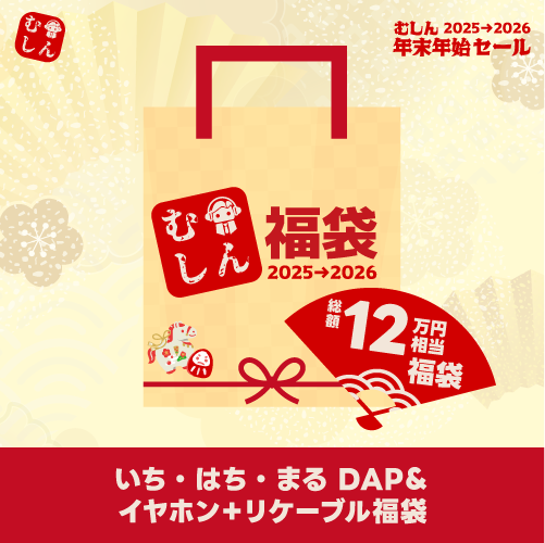 福袋】いち・はち・まる DAP＆イヤホン(木振動版)＋リケーブル福袋