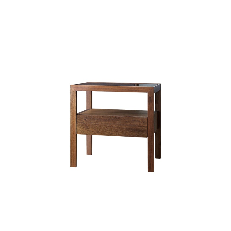 高野木工　80　サイドチェスト　レッチェ　ウォルナット LECCE 80サイドチェスト ウォルナット