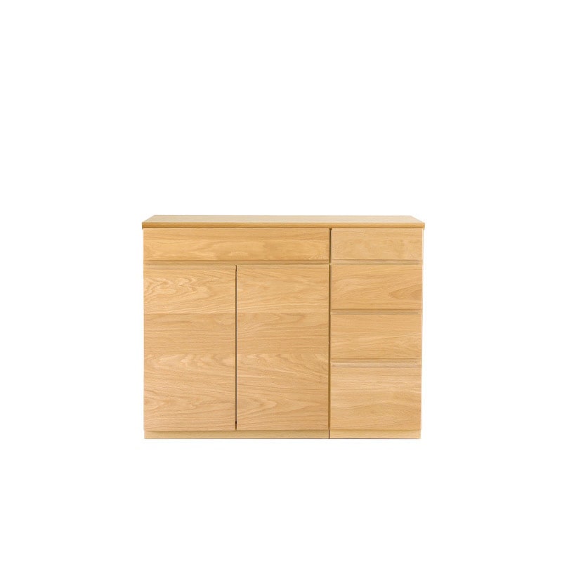 ASTER LIVING SET2 90天板 + 60キャビネット + 30チェスト オーク/ウォルナット