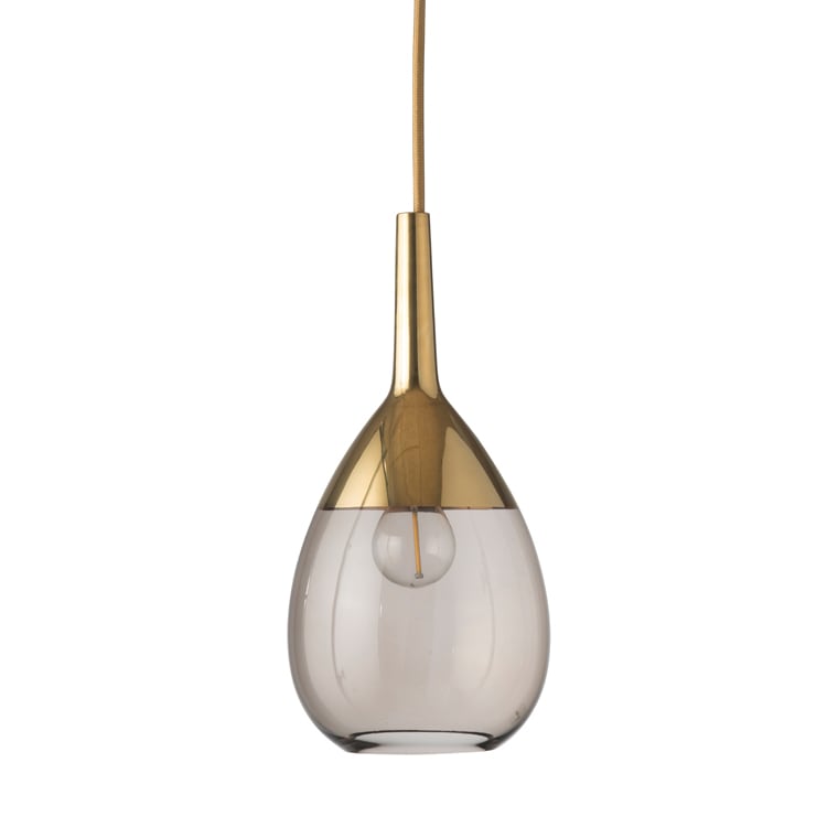 LUTE PENDANT LAMP-CHESTNUT BROWN φ22 (LEF-17)