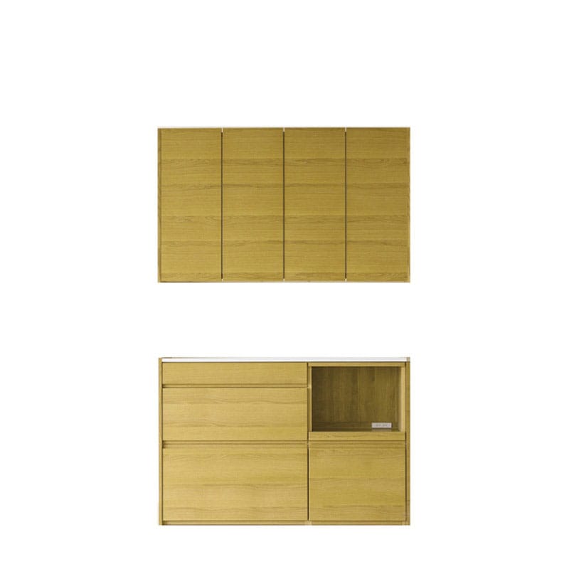 HARVEST ハーベスト【吊り戸タイプ】set 35【幅144cm】オーク/ウォルナット