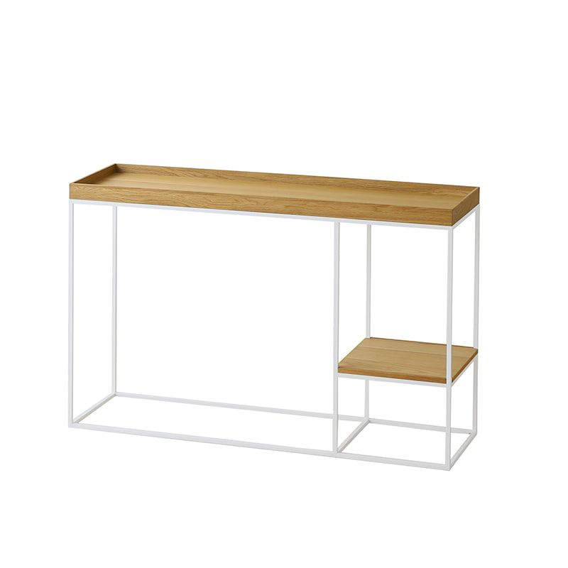 LINIE リニエ コンソールテーブル オーク/ホワイトフレーム
