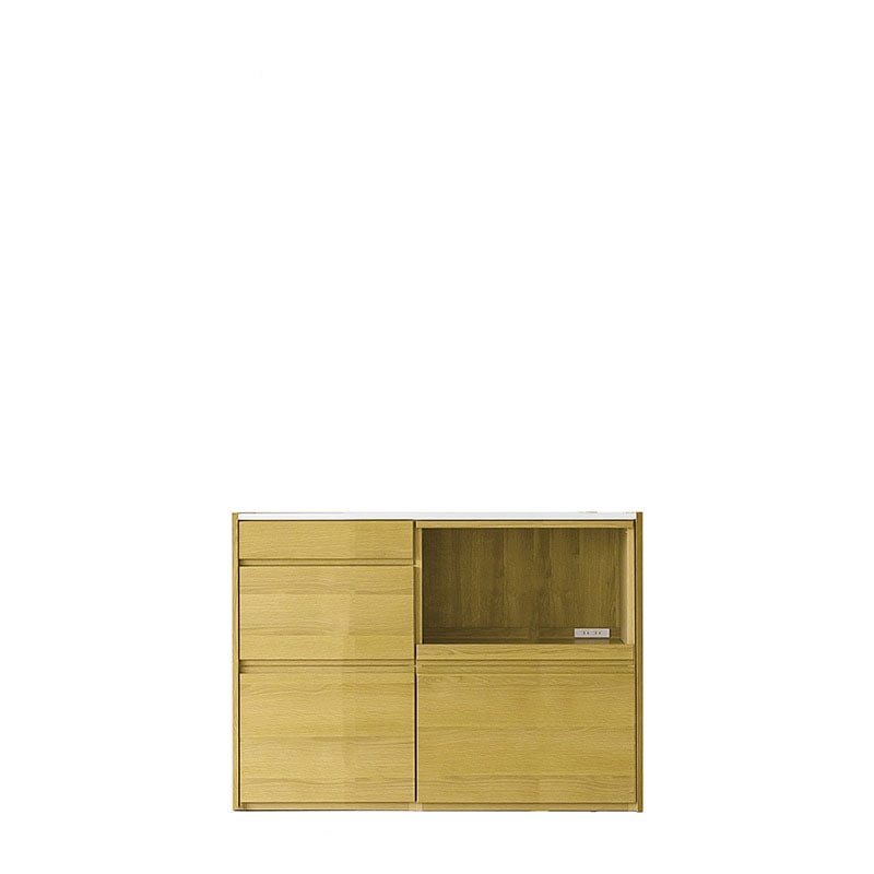 HARVEST ハーベスト【カウンタータイプ】set 3【幅130】オーク/ウォルナット