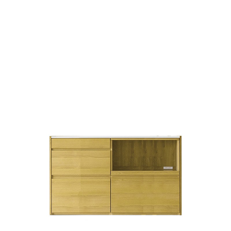 HARVEST ハーベスト【カウンタータイプ】set 7【幅158】オーク/ウォルナット