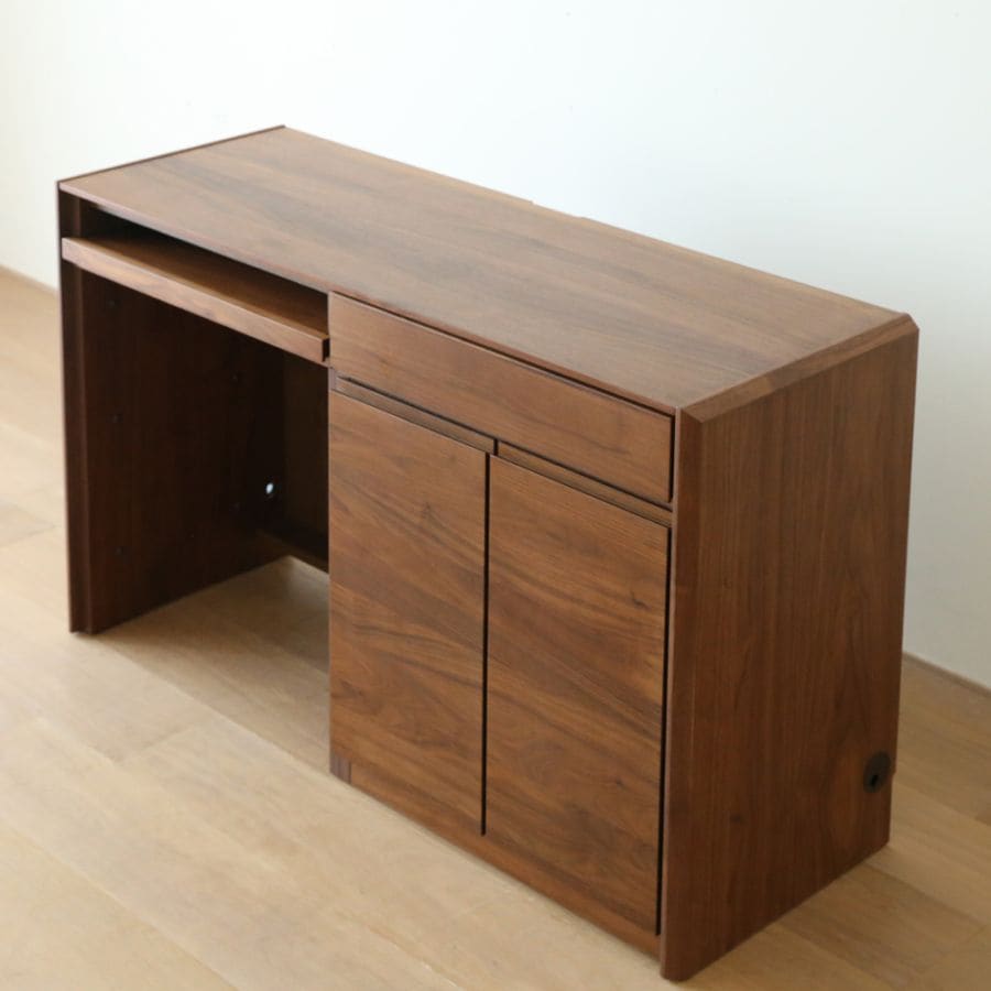 【廃番30％OFF】【WEB限定】スタンザ W120 リビング収納セット(120天板+60デスク下台+60キャビネット下台+ミドルサイドパネル（左・右）) ウォルナット