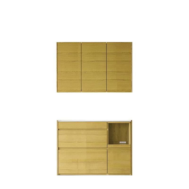 HARVEST ハーベスト【吊り戸タイプ】set 17【幅130】オーク/ウォルナット