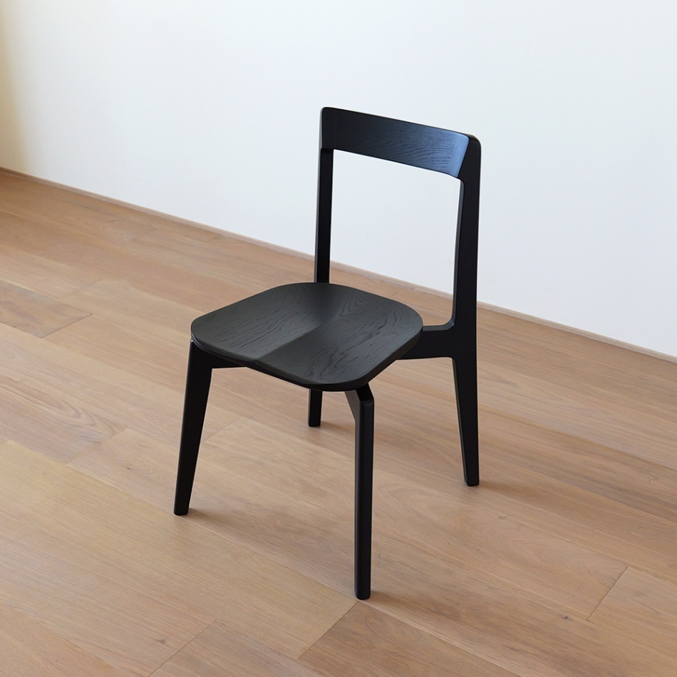 【50％OFF】【1台限り】【本社直営店】RIALTO リアルトチェア 木座タイプ 黒塗装