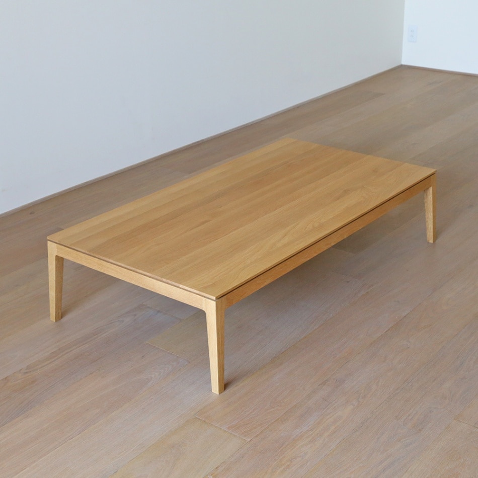 【25％OFF】【1台限り】【本社直営店】MOL モール　130ｘ70　ローテーブル　オーク