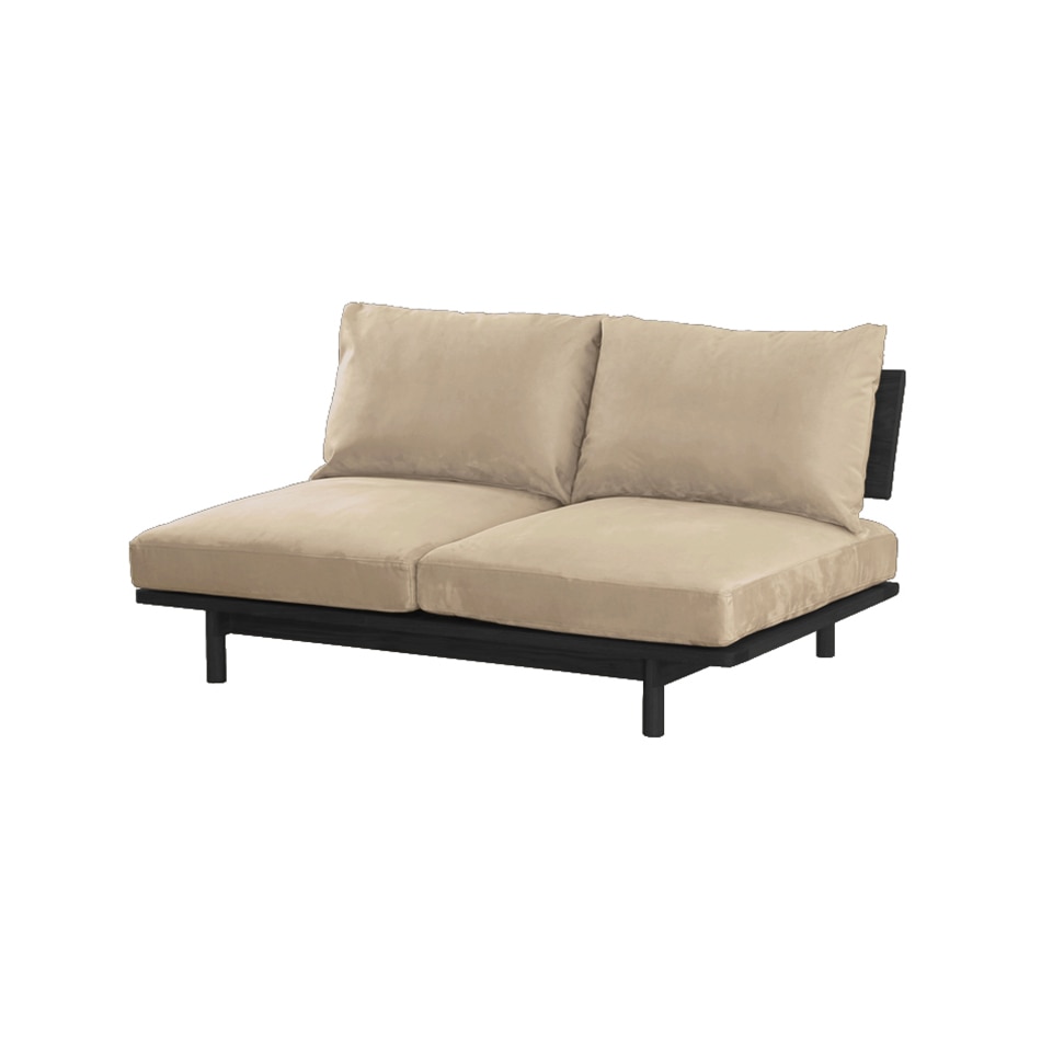 MOLEN SOFA 2人掛け オーク 黒塗装【受注生産】
