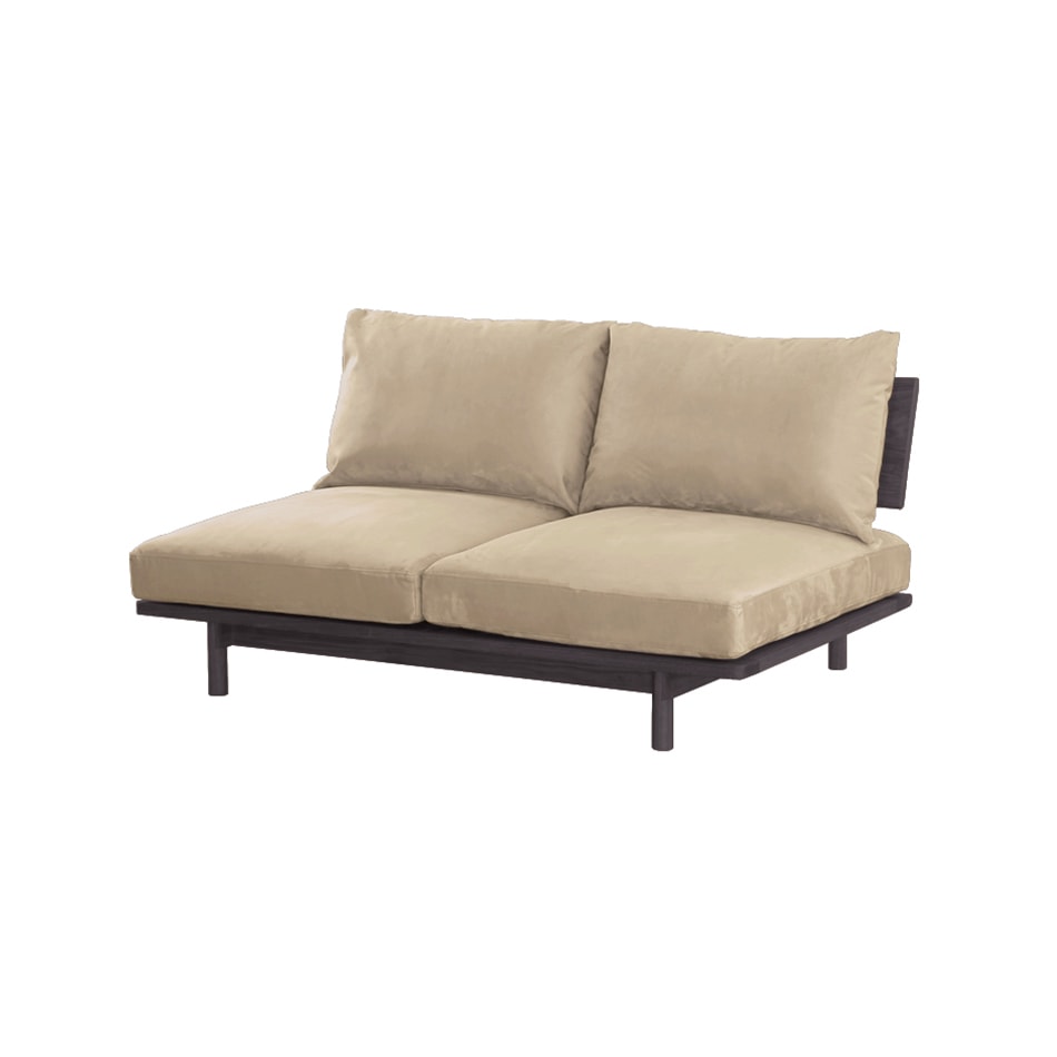 MOLEN SOFA 2人掛け オーク グレー塗装【受注生産】