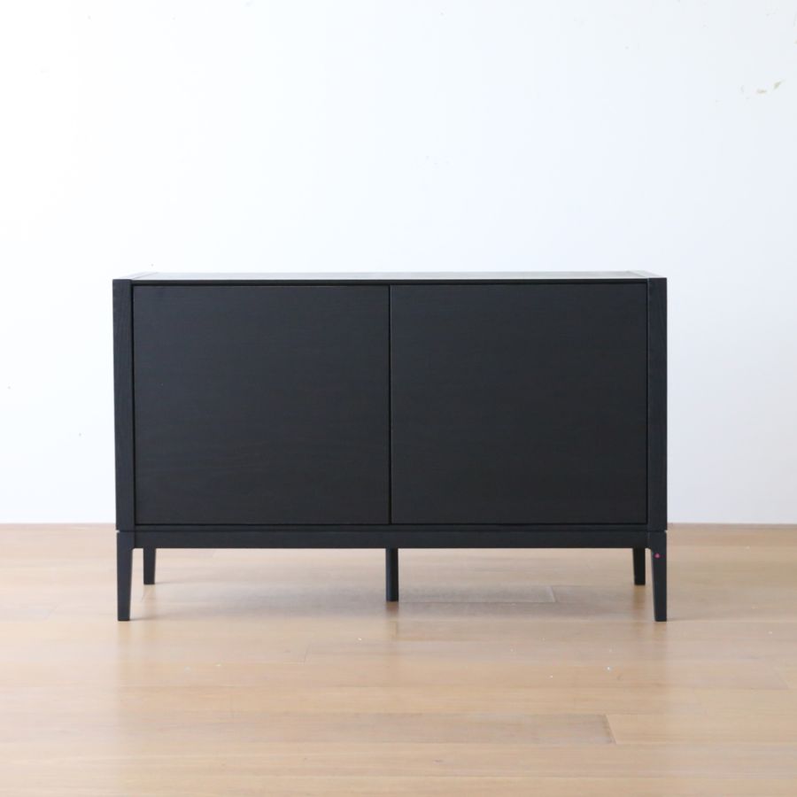 【20％OFF】【1台限り】【本社直営店】MOL 120サイドボード オーク ブラック塗装