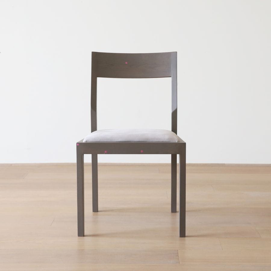 【20％OFF】【1台限り】【本社直営店】KIEL CHAIR オーク グレー塗装 2