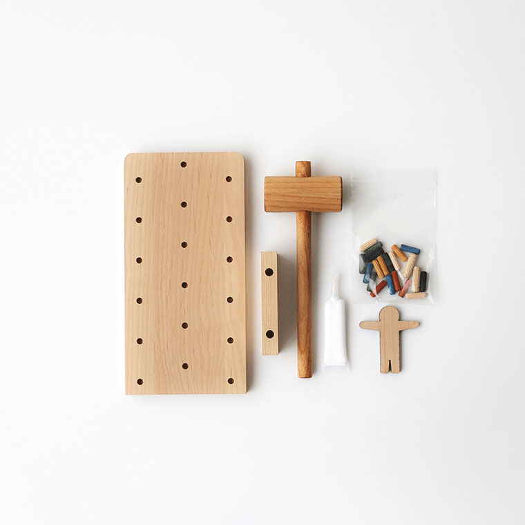 カタカタ人形工作キット(1人分)