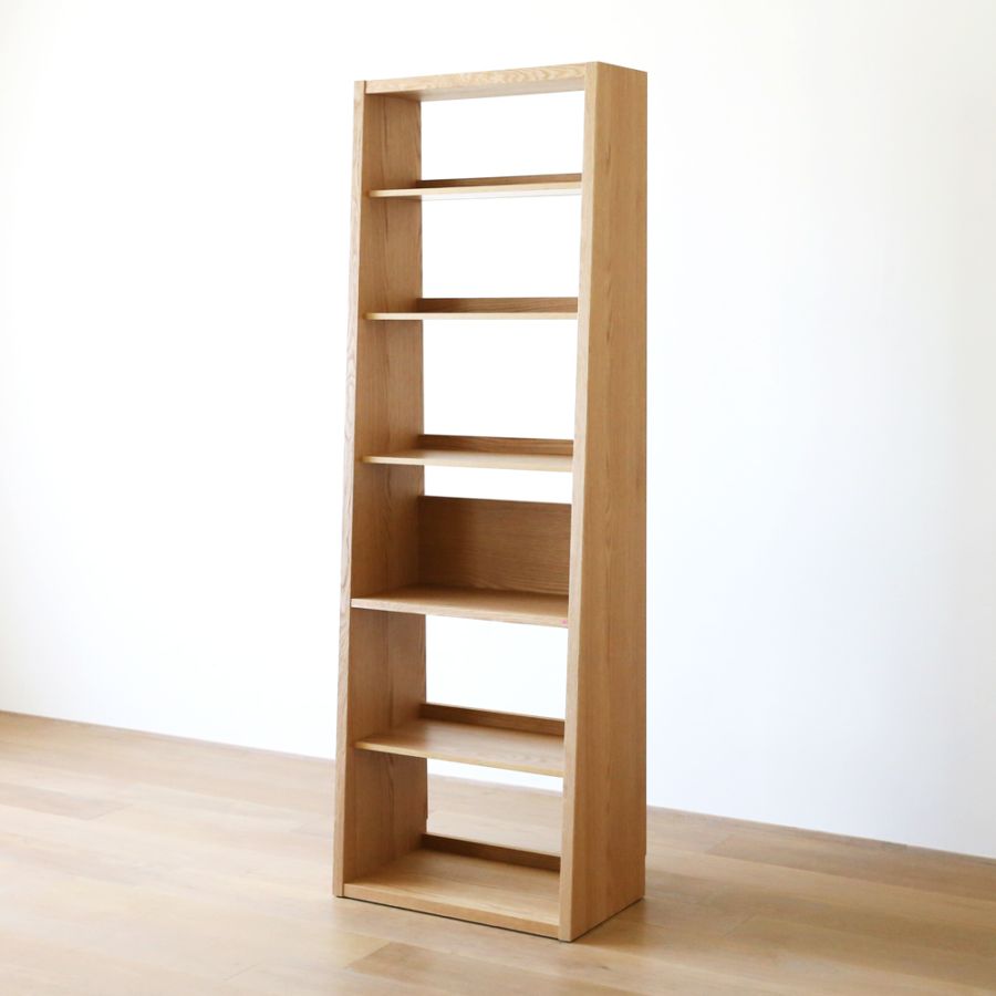 【30％OFF】【1台限り】【本社直営店】GALLE 65本棚 完成品 オーク 幅 65cm