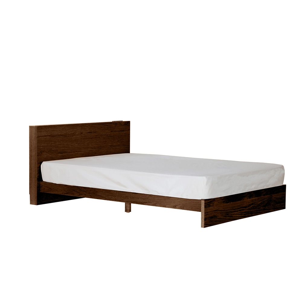 【廃番25％OFF】 MUR BED ダブル ウォルナット