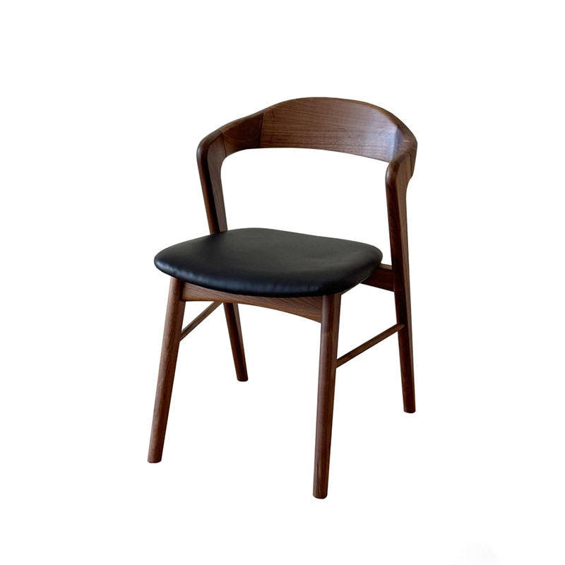 【廃番20%OFF】SWELL CHAIR ウォルナット /黒座面 