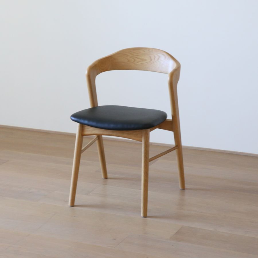 【30％OFF】【1台限り】【本社直営店】SWELL CHAIR オーク /黒座面 2
