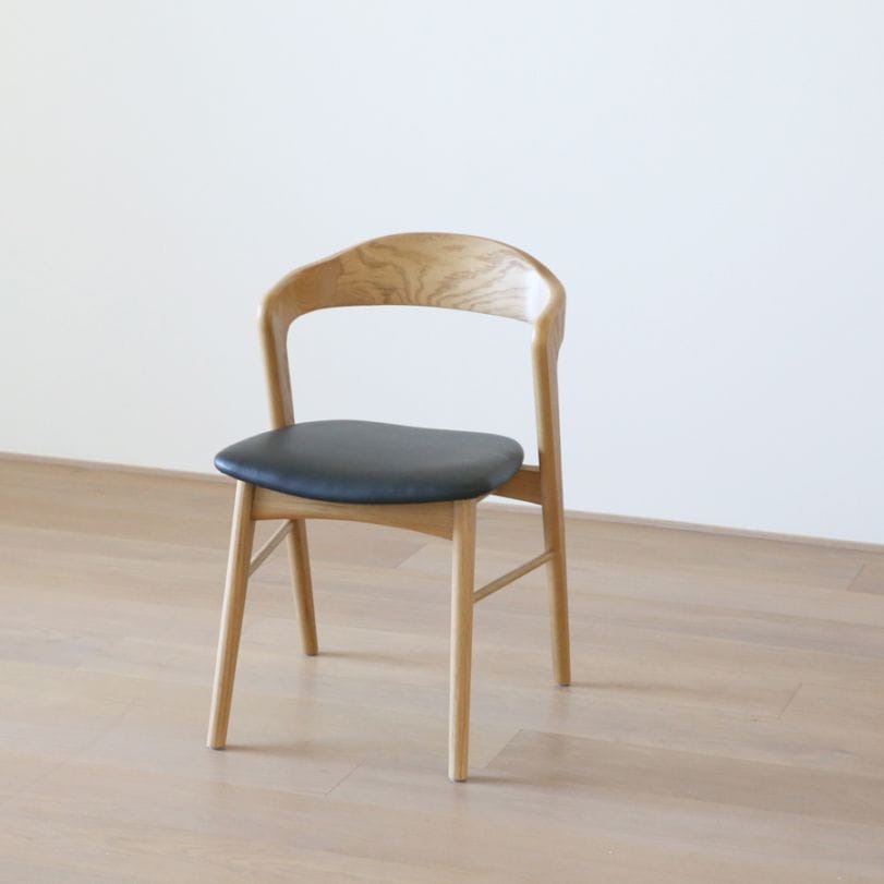 【30％OFF】【1台限り】【本社直営店】SWELL CHAIR オーク /黒座面 3