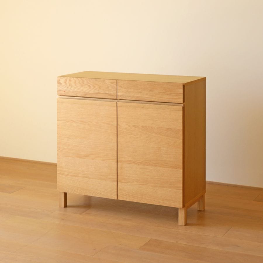 【20％OFF】【1台限り】【本社直営店】LECCE 90キャビネット オーク