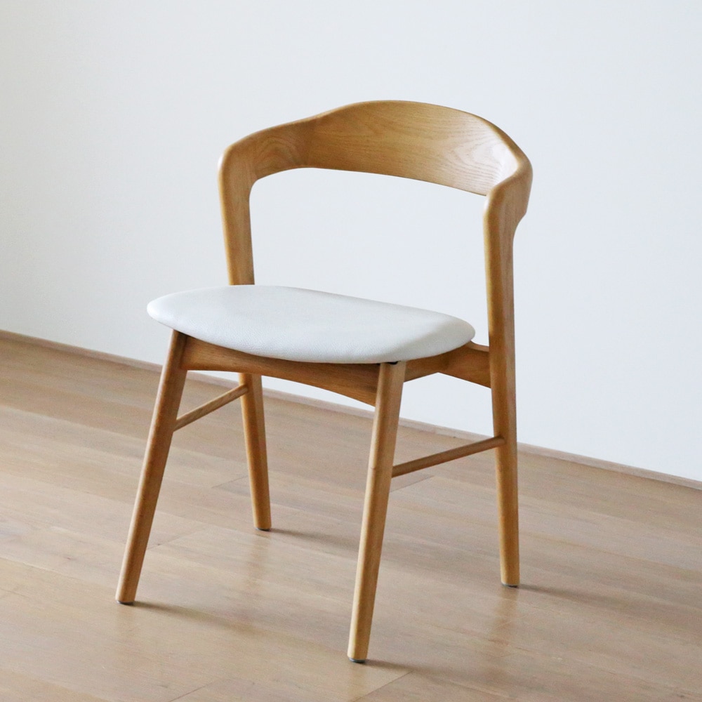 【30％OFF】【1台限り】【本社直営店】SWELL CHAIR 　オーク /白座面 2
