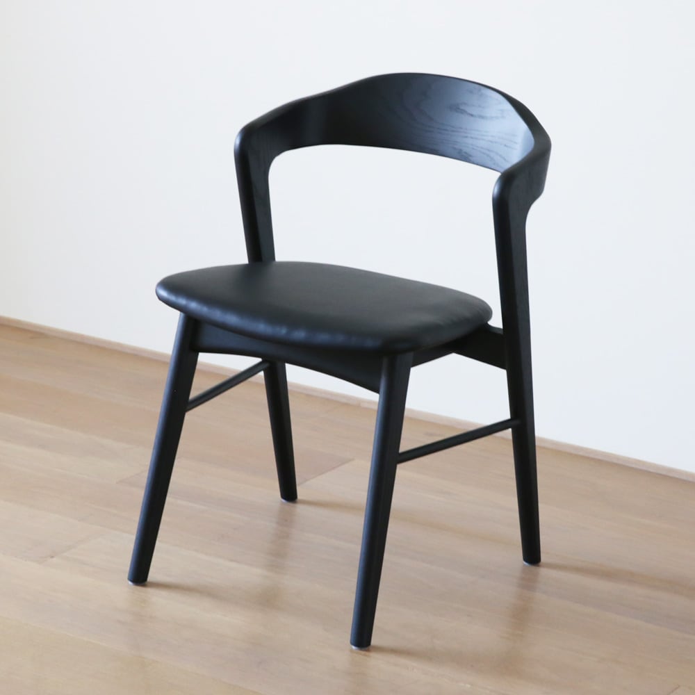 【30％OFF】【1台限り】【本社直営店】SWELL CHAIR オーク 黒塗装/黒座面 3