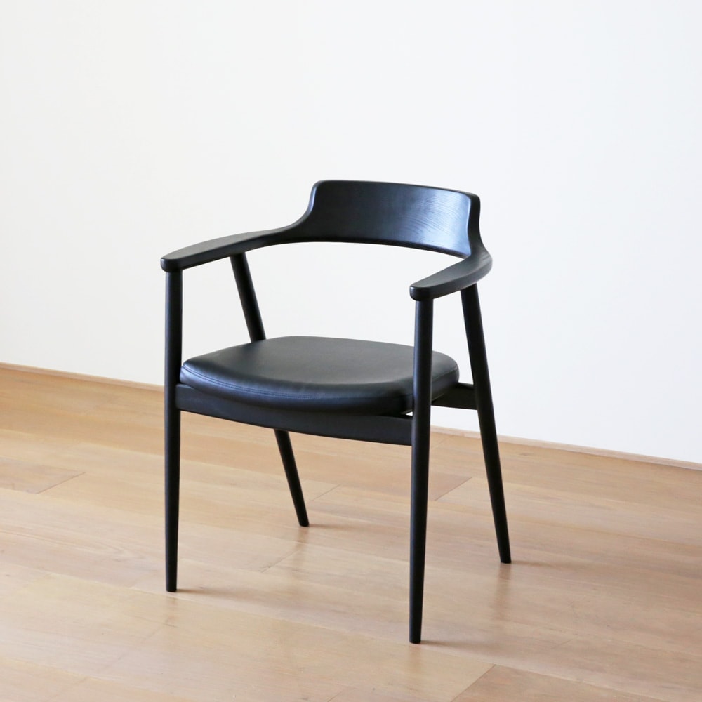 【20％OFF】【1台限り】【本社直営店】BOL CHAIR オーク黒塗装/ブラック