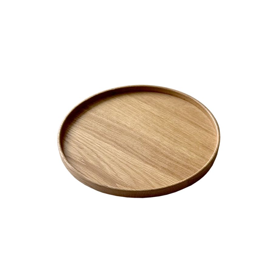 WOOD TRAY ウッドトレイ ラウンドトレイφ29cm オーク/ウォルナット