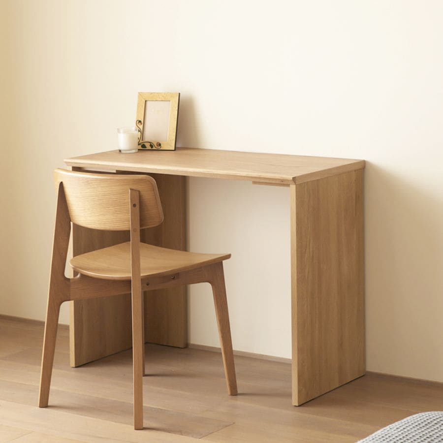 ASTER アスター DESK SET1 オーク (90天板 + サイドパネル（左・右） ) ※チェア別売