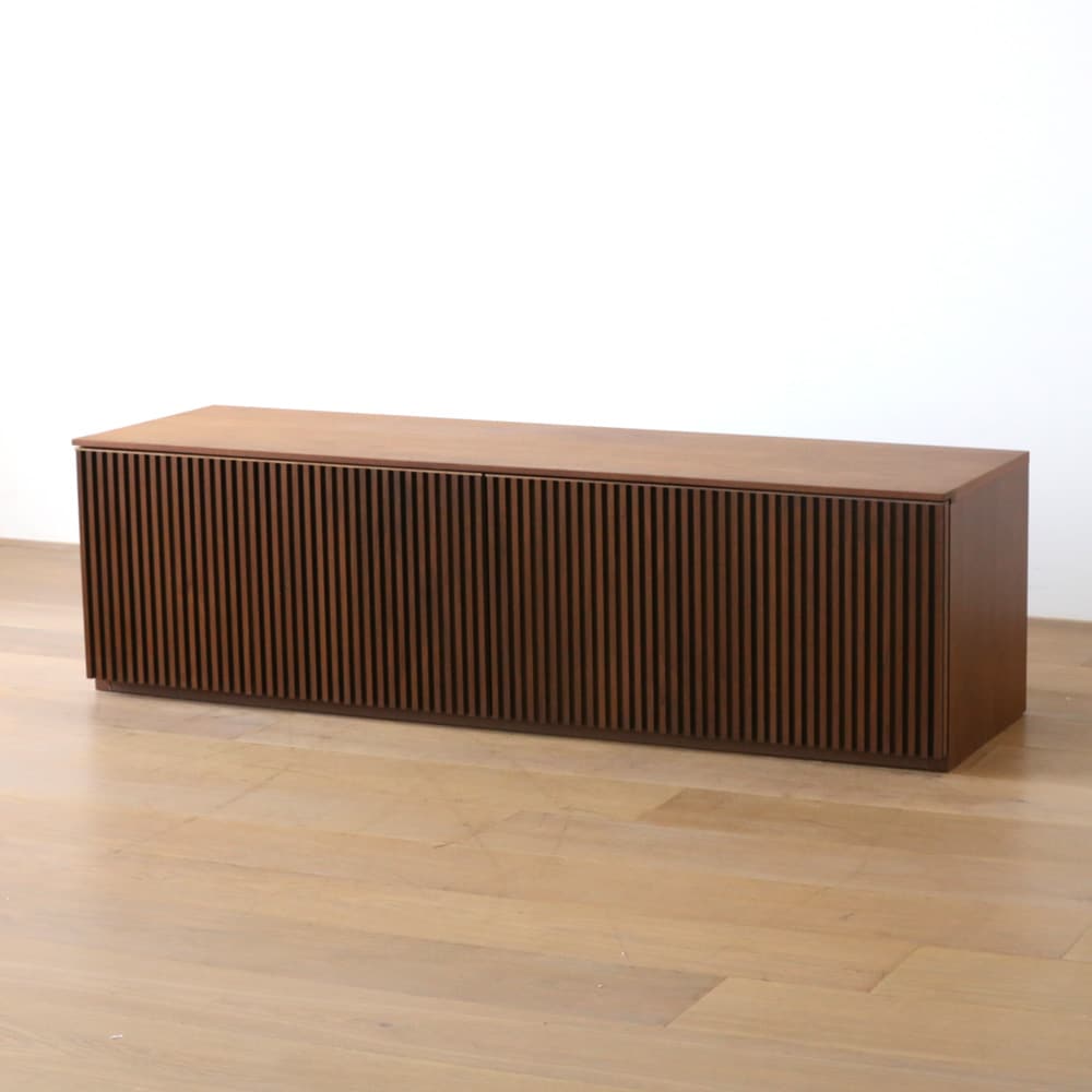 【20％OFF】【1台限り】【本社直営店】RIB SERIES リブシリーズ 150ローボード ウォルナット1