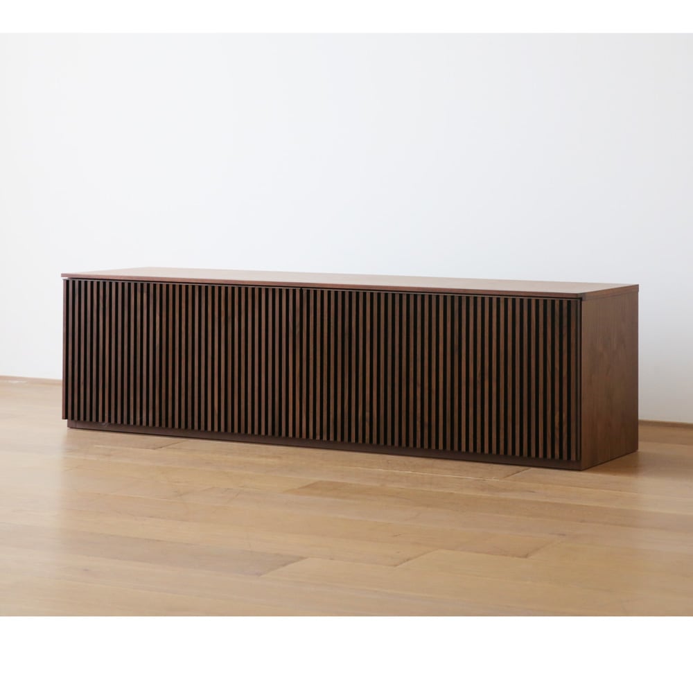 【20％OFF】【1台限り】【本社直営店】RIB SERIES リブシリーズ 150ローボード ウォルナット3
