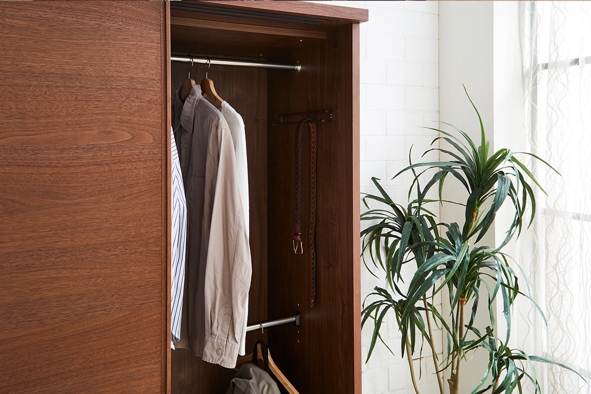 LECCE 120ワードローブ ウォルナット