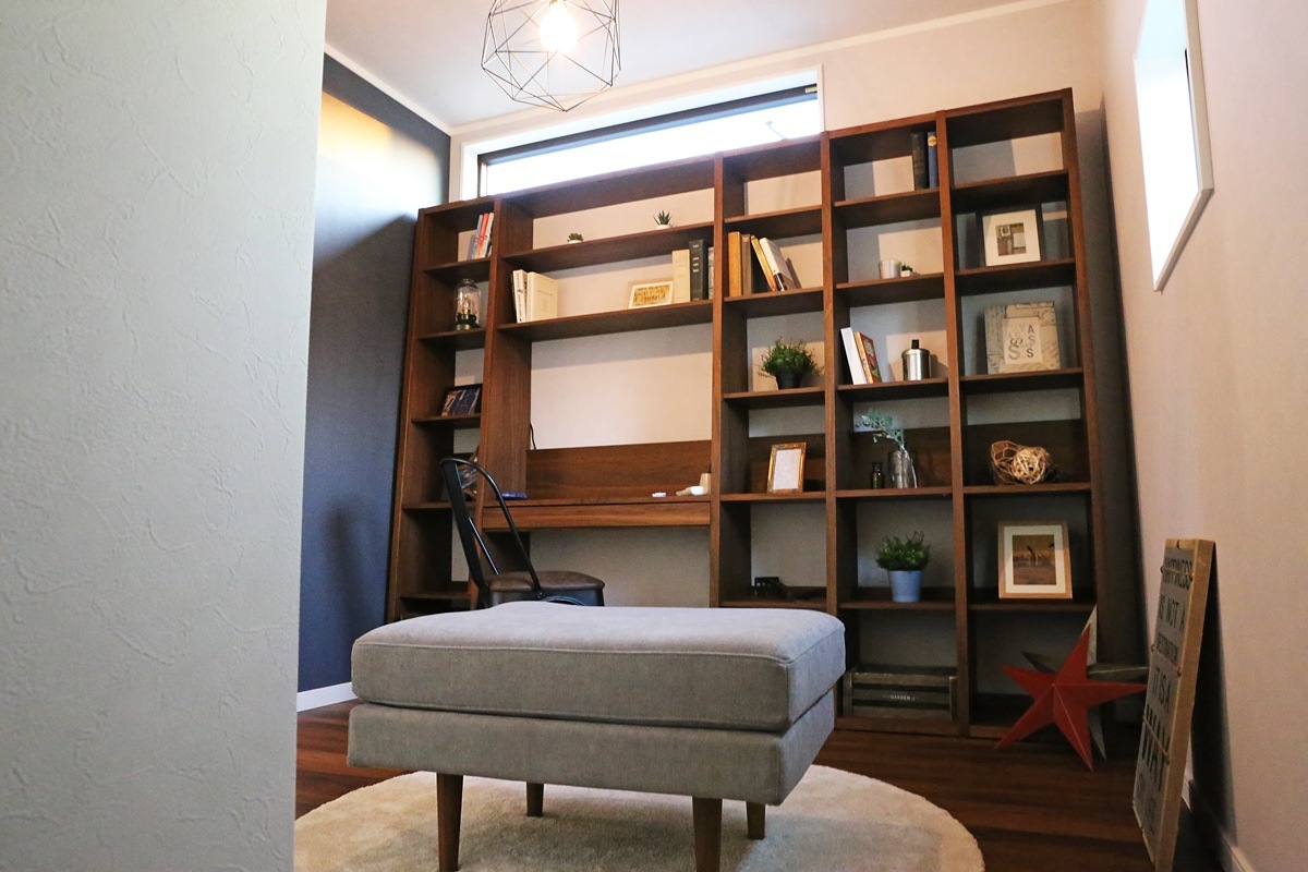 GALLE ガレ 41本棚 + 89デスクパーツ + 41本棚 + 35本棚パーツ + 41本棚 幅 247cm