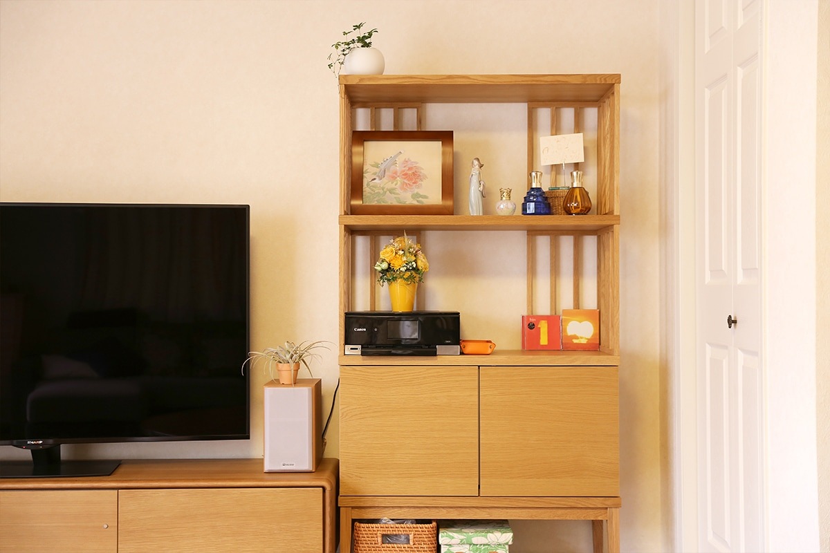 TONG W90天板 ＋ W90H32・42オープンラック ＋ W90棚板 ＋ W90H32・42オープンラック ＋ W90キャビネット ＋ W90棚付き脚