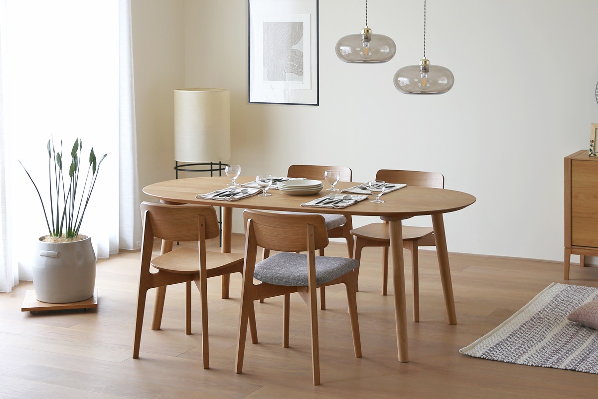 BLANC CHAIR オーク/板座