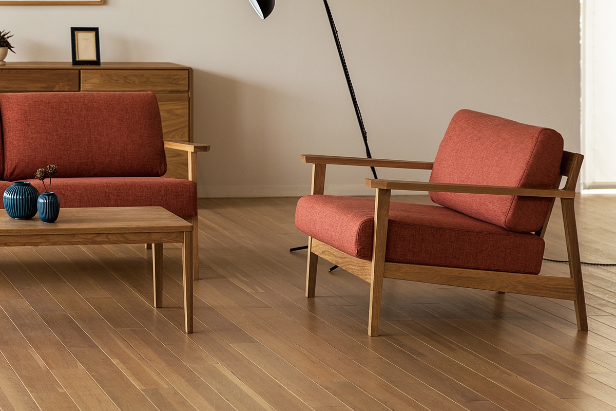 CEBU SOFA 1人掛け オーク 【受注生産】