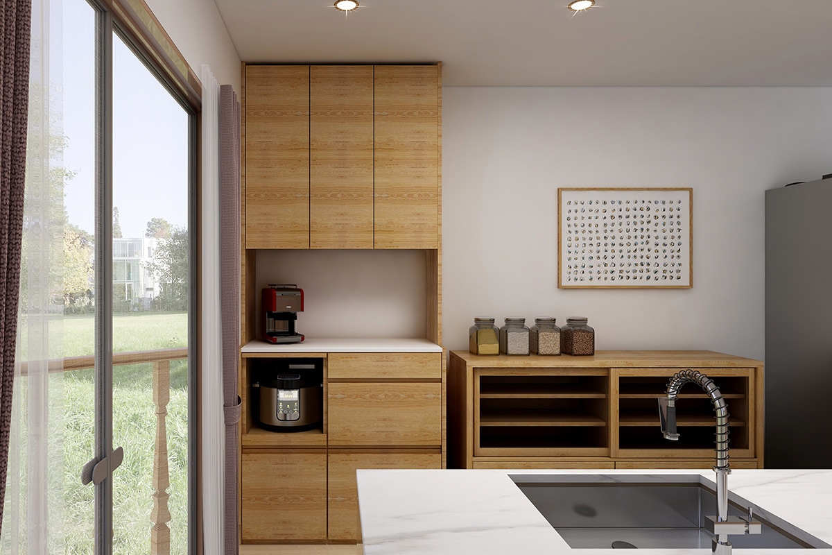 HARVEST ハーベスト【壁面タイプ】set 20【幅102cm】オーク/ウォルナット