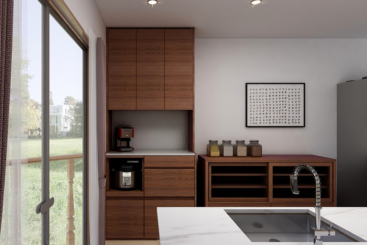 HARVEST ハーベスト【壁面タイプ】set 20【幅102cm】オーク/ウォルナット