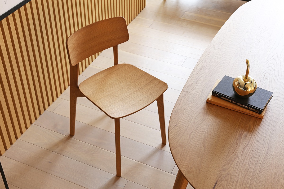 BLANC CHAIR ウォルナット/板座