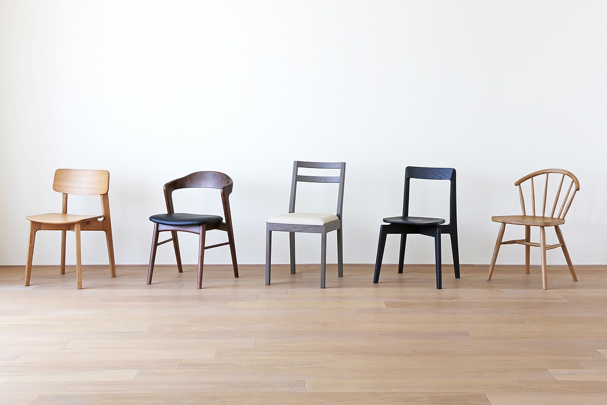 BLANC CHAIR ウォルナット/板座