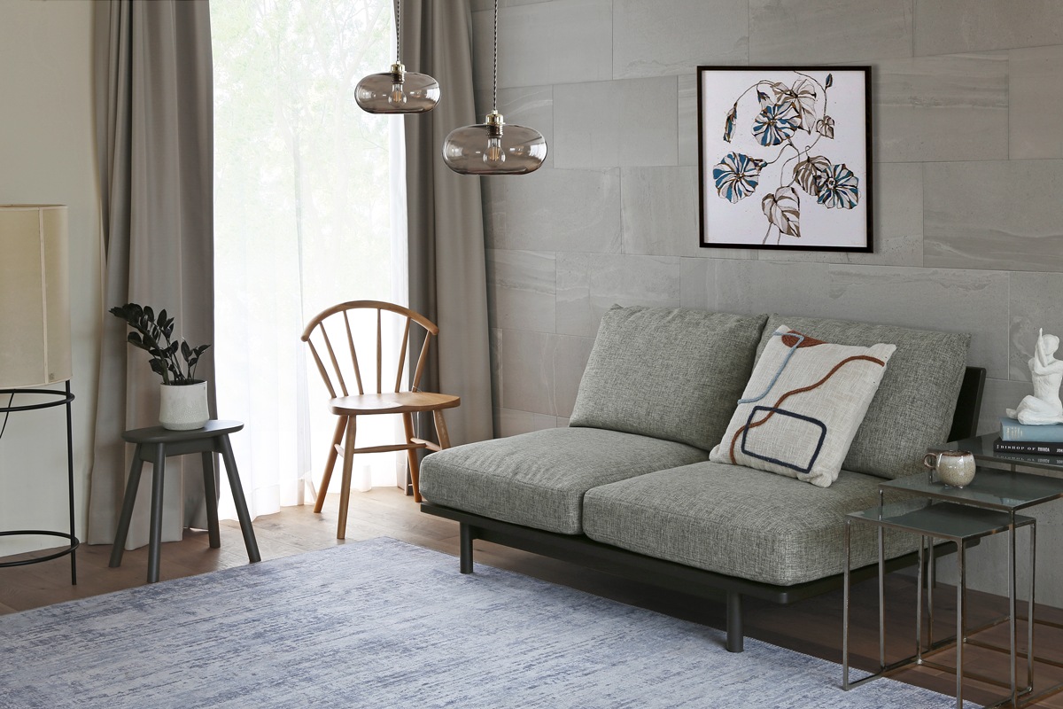 MOLEN SOFA 3人掛け オーク グレー塗装【受注生産】