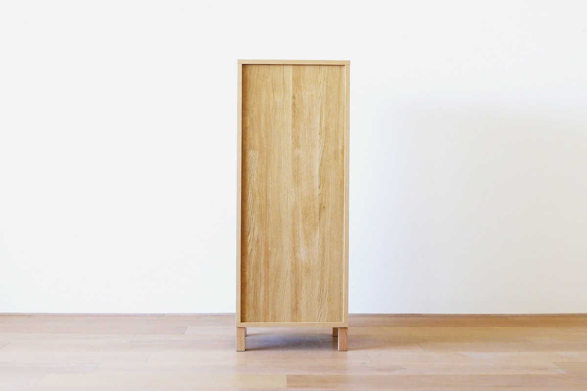 LECCE 50リビングハイチェスト オーク