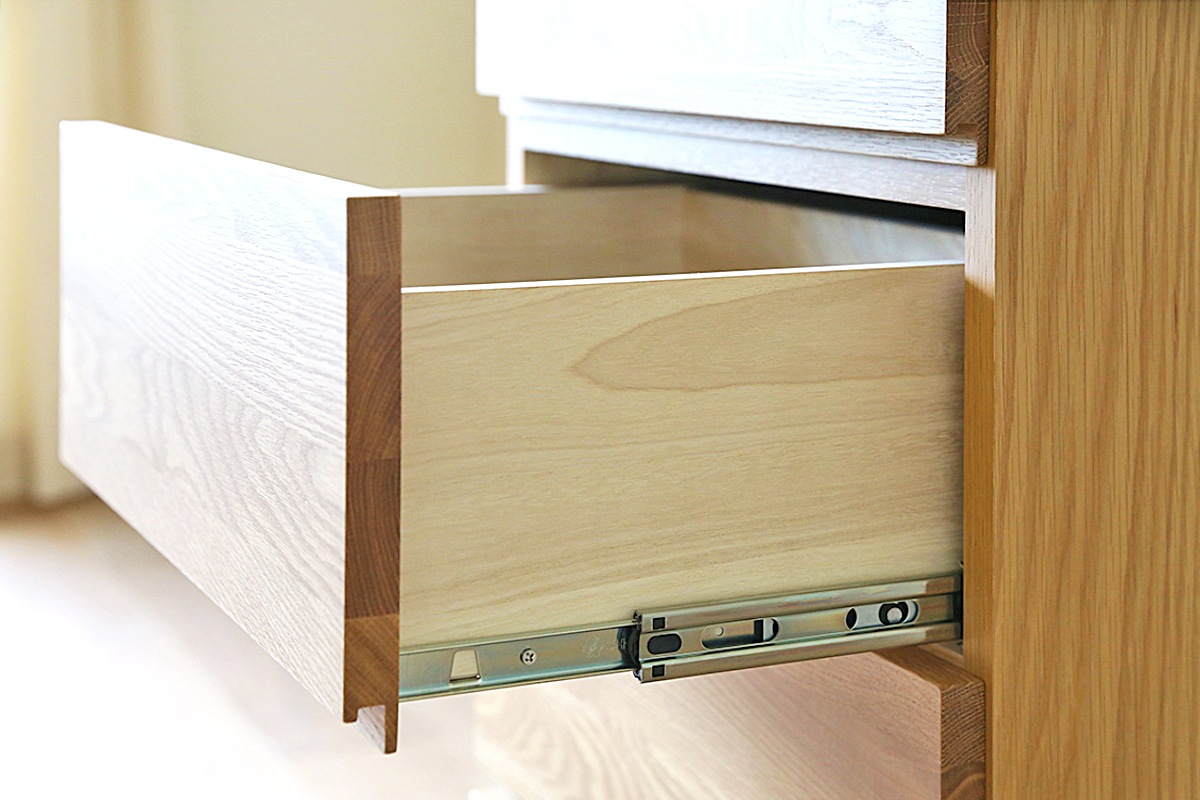 LECCE 50リビングハイチェスト オーク