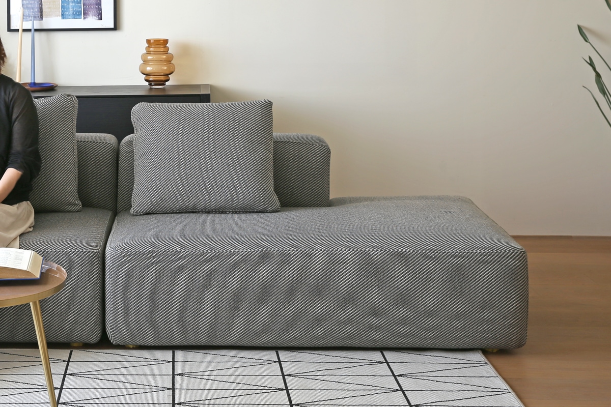 SUMOWA SOFA スモワ 2人掛け(左背もたれ)グレー