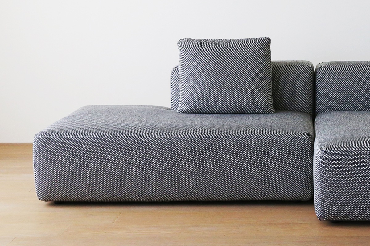 SUMOWA SOFA 2人掛け（右背もたれ）グレー